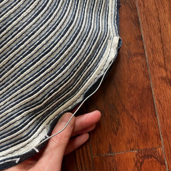 Kokin Straw Woven Hat, Defective - Picture 3 of 6